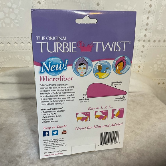 Turbie Twist microfiber hair towel twist and loop - Picture 2 of 8